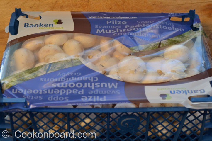 A quick info for my fellow CooksOnboard: We received these mushrooms from Gothenburg, Sweden. But it is imported from Poland. It cost 29.31Swedish Krona {$4.5 US Dollar} per kilo. 1Box = 3kilos.